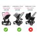 Babydome Pack Handlebar Covers for Bugaboo Cameleon 3 & 3 Plus Premium Synthetic Leather Durable & Sun Resistant - Buy Online on GoSupps.com