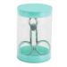 SONEW contact lenses improved stainless steel eyelid strecter for inserting and removing contact lenses with storage cases (green)