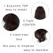 JHZSJF Ponytail Extension 24 inch Black-Brown Curly Wavy Drawstring Hairpiece - Women's Synthetic Clip In Ponytail Wig - Buy Online on GoSupps.com