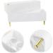 jojofuny Box Household Egg Holder Egg Tray Eggs Holder The Pet High Branch Anti-collision White re-usable White 26.5X16X10CM - Buy Online on GoSupps.com