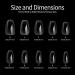 TOMICCA Short Nail Tips Coffin Clear 500PCS - Full Cover Ballerina Acrylic False Nails for Salons and DIY Nail Art - Buy Online on GoSupps.com