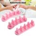 3pcs Nail Practice Stand with 100 Nail Tips | Dismountable Acrylic Nail Training Holder (Pink) - Perfect for Nail Painting & Design - Buy Online on GoSupps.com
