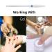 MaryCarrie Ceramic Small Cone Cuticle Clean Drill Bit - 3/32 Inch Shank - Acrylic Nails Gel Remover - White (Medium Grit) - Buy Online on GoSupps.com