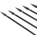 Huntingdoor Traditional Broadheads 12Pcs - Screw-in Solid Metal Archery Arrow Tips - TYPE 3 120Grain - Buy Online on GoSupps.com