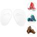 FOMIYES Silicone Forefoot Pads for Kids & Women - Clear High Heel Cushions Foot Protectors Thicken PU Massage Gel - 6 Pairs - Buy Online on GoSupps.com