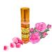 ROSE Perfume Oil - All-Natural Essential Oil Fragrance - Huile de Parfum - Bulgarian Damask Rosa Damascena Petals Otto Tea Rose De Mai - Roll On Roller Ball - Party Travel Guest Favors Gifts - 10ml aroma of mixed freshly cut roses with soft floral slight 