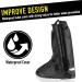 Comfecto Water Resistant Motorcycle Boot Shoe Covers Men 10-11 | Reflective Heels, Zipper & Elastic Bands | Outdoor Hiking, Camping, Fishing - Buy Online on GoSupps.com