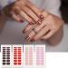 Vorist Gel Nail Strips Vorist Semi Cured Gel Nail Strips Nail Gel Strips Works with Any Nail Lamps Gel Nail Strips Semi Cured Gel Nail Stickers Easy to Apply & Remove(Color:#18) - Buy Online on GoSupps.com