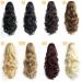 Copper Brown Wavy Ponytail Extension Claw 16 - Synthetic Clip-in Hair Piece for Women - Brown 6 oz - #12 Brown - Buy Online on GoSupps.com