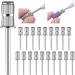 iFutniew Nail Drill Bit with Mandrel 20 Pieces Sanding Bits for Nail Drill Replacement Nail Drill Bit with 3/32 Inch Sanding Belt Shaft - Buy Online on GoSupps.com