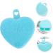 minkissy Exfoliator Brush Exfoliate Brush Silicone Face Scrubber Heart Shaped Face Brush Double Side Face Brush Manual Exfoliating Brush Face Cleansing Brush Scrubber Facial Brush Pores 9.8x8.4cm - Buy Online on GoSupps.com