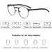 JHDXL +1.5 Stylish Black Reading Glasses - Computer Readers with Spring Hinges for Clear Vision - Buy Online on GoSupps.com