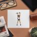 Azeeda Skater Girl Microfiber Lens Cleaning Cloths - Pack of 2 | Ideal for Glasses & Screen Cleaning | International Shipping Available - Buy Online on GoSupps.com