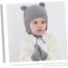 Buy ABOOFAN 3 Sets Children's Hat & Gloves - Warm Windproof Knitting Caps & Beautiful Knitted Gloves for Toddlers - Ideal Winter Accessories for Kids - Buy Online on GoSupps.com