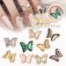 Zayookey 24 Pcs Butterfly Nail Charms 3D Nail Art Diamonds Glitter Acrylic Butterfly Rhinestones for Nails Gems Decor Crystal Nail Design DIY (Nail Accessories) - Buy Online on GoSupps.com