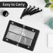 20 Reusable Black Pill Organizer Pouches - Zippered Clear Plastic Travel Bags for Medicine Storage - Buy Online on GoSupps.com