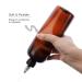 Segbeauty 2 Gel Squeeze Bottles - 16.9 oz Amber Refillable Hair Dye Applicator with Angled Tip - 500 ml Coloring Tool - Buy Online on GoSupps.com