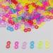 500 Pcs Colourful S Clips for Loom Bracelets DIY - Rubber Bands Plastic Connectors - Buy Online on GoSupps.com