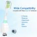 Ultra Whitening Toothbrush Replacement Heads for Philips Sonicare - 2 Pack Compatible with E Series Essence Xtreme Elite Advance Screw-on Electric Toothbrushes - Buy Online on GoSupps.com
