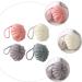 Minkissy 4pcs Bath Balls & Exfoliating Loofah Sponges - Assorted Colors | Body Scrubber Puff for Spa & Shower - Buy Online on GoSupps.com