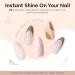 Modelones Gel Nail Polish Set - 6 Nude Glitter Colors for French Manicure | Classic Pink Soak Off LED Gel Polish | DIY Salon Holiday Gifts - 7ml - Buy Online on GoSupps.com