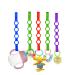 Baby Pacifier Clips,5 Pack Stretchable Silicone Toy Safety Straps,Baby Toddler Bottles Harness Straps for Strollers, Shopping Trolley,Cars,Hanging Baskets,Cribs,Bags