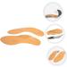 KALLORY Orthopedic Insoles - High Arch Foot Pads Silicone Gel Support Breathable Leather Bracers for Arch Correction - Comfortable & Durable Foot Arch Support (24x8x2.6cm - Buy Online on GoSupps.com