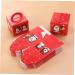 24pcs Box Christmas Party Favor Christmas Cookie Container Christmas Bags Packing Box Candy Box 24pcs Red - Buy Online on GoSupps.com