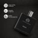 Bloom Beauty The Man Company Fresh Black EDT Perfume for Men - 100Ml | Premium Long-Lasting Fragrance | Gift for Him - Buy Online on GoSupps.com