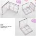 Beaupretty 4-Piece Empty Lipstick and Eyeshadow Palette - Clear Acrylic Cosmetic Container for Travel - Buy Online on GoSupps.com