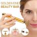 24K Golden T-Shape Electric Beauty Bar - Enhance Skin Relaxation & Elasticity | Best Face Massage Tool - Buy Online on GoSupps.com