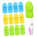 Minkissy 12PCs toothbrush case for outdoor toothbrush covers for toothbrush set toothbrush cap set toothbrush accessories travel toothbrush electrical toothbrush toothbrush cover cap hat hat