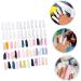 Healifty 100pcs Pure Cotton Finger Cots - Cut Resistant Antistatic Reusable Finger Protectors for Guitar Playing - Assorted Colors 6.6x2.3x0.1cm - Buy Online on GoSupps.com