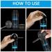 Loose Hair Fibers for Thinning Hair - Thickening Spray & Powder with Pump Applicator (Black) | International Shipping - Buy Online on GoSupps.com