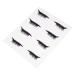 Outanaya Eyeliner Tape Sticker 4 pairs Waterproof Women Liners Decal Eyelid Decals Sparkle Eyelash Stickers for Eyeliner Fake 4x1.5cm Purple