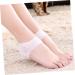 Beavorty 1 Pair Sock Heel Protectors Heel Cups high Heel Sock Insoles for Plantar Silicone Gel Sleeve Socks Heel Guards Heel Socks Protectors Lotion White moisturizing Socks - Buy Online on GoSupps.com