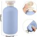 Boutihao 4-Piece Folding Lid Cream Bottles | Refillable Travel Containers for Liquids Lotions & Shampoo (200ml Blue) - Perfect Travel Accessories - Buy Online on GoSupps.com