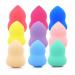 9pcs Pro Beauty Makeup Blender Puff Foundation Cosmetic Sponge Multi Shape Sponges Set by BCDshop