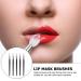 FRCOLOR 10 Pcs Silicone Lip Brush Set - Soft Cleansing & Makeup Applicator for Eyeshadow & Lipstick | Double Head Design - Perfect for Cosmetics Lovers - Buy Online on GoSupps.com