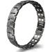 Magnetic tape for men Titan bracelet men with two -row magnets Stark adjustable bracelet with sizes tools and bag black full magnetic soil black