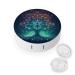 Contact Lens Case Digital Tree of Life Icon Print Plastic Contact Lens Case contact Lens Care Box ontact Lens Travel Box