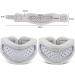 Funtasica Neck Brace Cervical Collar Comfortable Adjustable Portable Compact 360 Degree Wrap Hollow Neck Support for Car Home Women Men Heart Shaped - Buy Online on GoSupps.com