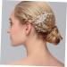 Housoutil Tiara Bridal Headdress Bridal Hair Comb Women Hairpin Wedding Headpiece Hair Dryer Rhinestones Bride - Buy Online on GoSupps.com