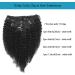 GIVLOVE Kinky Curly Clip in afro Hair Extensions Clip Ins Brazilian Remy Human Hair for Black Women Natural Color 7pieces (1b# 120g) (1b 14inch) 14inch 1b - Buy Online on GoSupps.com