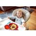 Qshare Toddler Plate BPA-Free Portable Suction Plate for Kids Dishwasher & Microwave Safe Silicone Placemat - 9x6x1.4 inch (Crab-mauve) - Buy Online on GoSupps.com