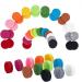 Pandahall 120-Piece Essential Oil Fiber Pads - 22.5mm Round Aromatherapy Refill Pads for Necklace Bracelet Car - 12 Colors - Buy Online on GoSupps.com