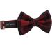 Pet Heroic Pet Dog Cat Collar with Grid Bow tie Adjustable Plaid Pet Dogs Cats Comfortable Durable Bowtie Collars for Small Medium Large Dogs Cats in 3 Styles M Red-grid - Buy Online on GoSupps.com