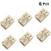Lurrose 12 Pcs Vintage Decor Plant Vintage Stamps Wood Seal Stamp Ink Child Fleeting Time - Buy Online on GoSupps.com