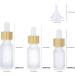 12Pcs 20ml Frosted Glass Dropper Bottles TANOSAN Eco-Friendly Essential Oil Bottles with Eye Dropper and Bamboo Lids Refillable Essence Liquid Cosmetic Containers and 2 Pieces Funnel 20ml/0.7oz - Buy Online on GoSupps.com