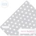 Baby Swaddle Wrap Blanket - Newborn Cotton Sleeping Bag 0-3 Months (Polka Dots Grey) - Buy Online on GoSupps.com